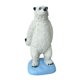 thumbnail image 1 of Soporte para teléfono con forma de oso polar, muebles artesanales de resina, 1 of 6