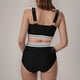 thumbnail image 5 of Conjunto de Bikini de Cintura Alta para Mujeres Control Del Estómago de Cintura Alta de Dos Piezas Nudo Cortado Traje de Baño Nylon Spandex, Conjunto de Bikini Sexy para la Playa, 5 of 8