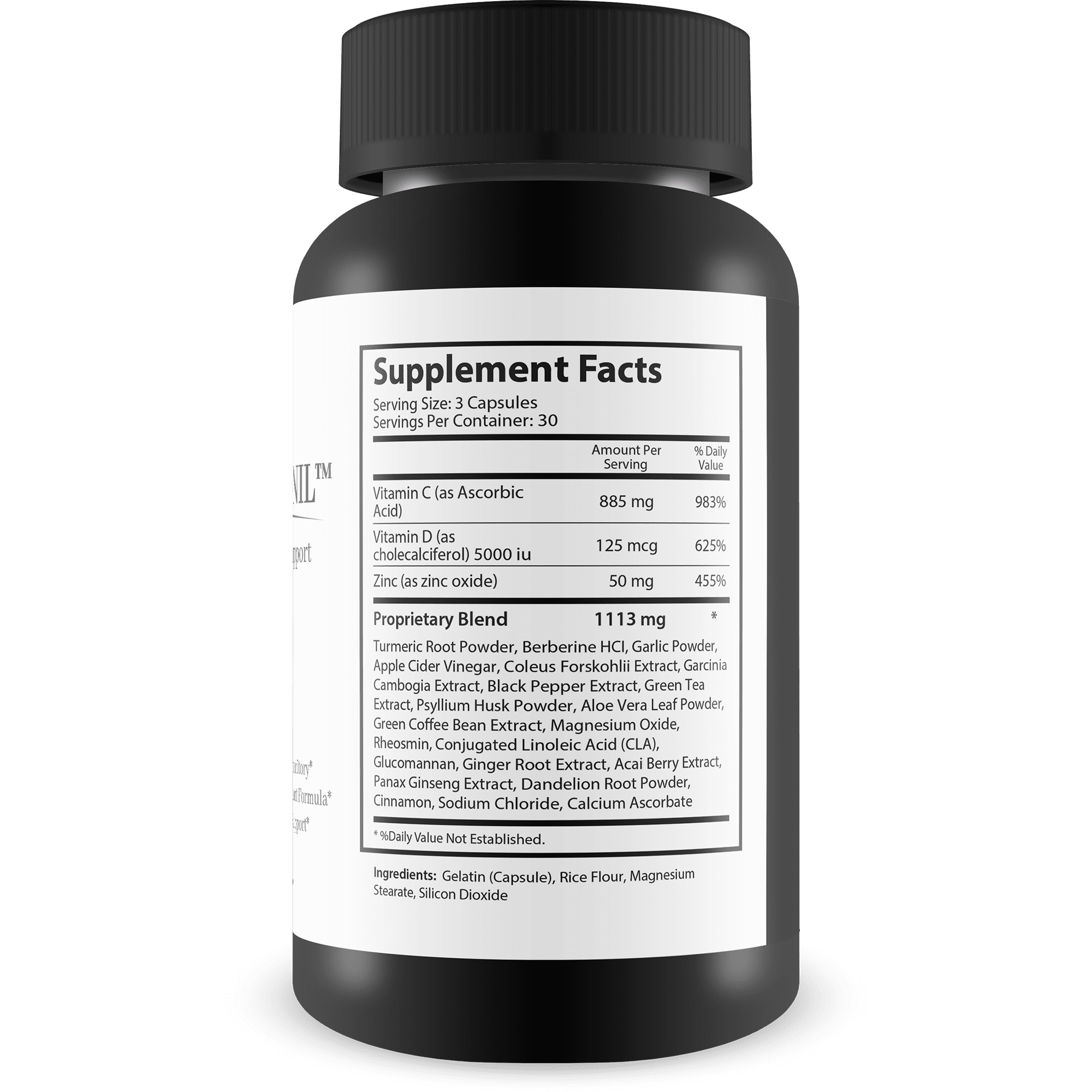 Pro Metonil - Blood Health Supplement - Powerful Whole Body Health Formula - Contains Berberine, Cinnamon, & Zinc - Natural Antioxidant Immune Support - Help Reduce Oxidative Stress