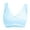 Blue, variant on Womens Bras Wireless Front Wrap Maternity Nursing Breathable Sleep Bra Push Up Bras for Women