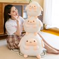thumbnail image 3 of Venta al por mayor de juguetes de peluche de cordero Kawaii para niños, almohada de peluche de oveja, juguetes de peluche de cordero suave blanco, bonito regalo de cumpleaños para niñaszhangyuxiang, 3 of 4