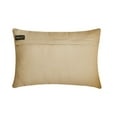 thumbnail image 3 of The HomeCentric Decorative Orange 12"x18" (30x45 cm) Lumbar Pillow Cover, Velvet & Linen Solid Color Block Oblong Pillow, Patchwork Pattern Modern Style - Velutinous Orange, 3 of 3