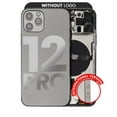 thumbnail image 4 of Replacement Back Housing W/ Small Components Pre-Installed Compatible For iPhone 12 Pro (No Logo) (Aftermarket Plus) (International Version) (Graphite), 4 of 8