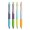 Cyberpunk., variant on 4Pcs Press Action Gel Inks Pen Quick Dry Retractable Gel Pen 0.5MM Tip Comfortable Grip for Daily Writing Journaling