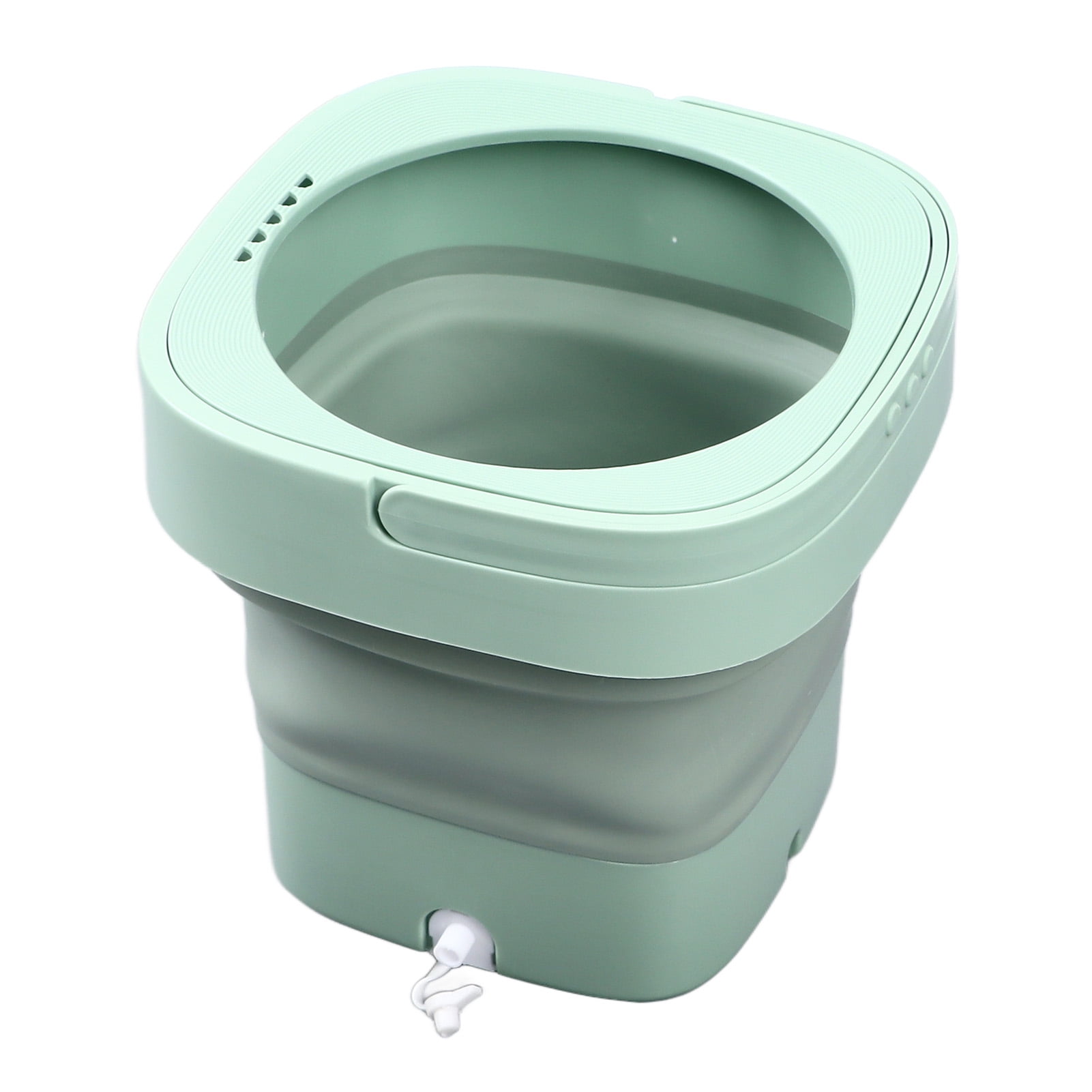 Mini Portable Bucket Washer, 8L Capacity Mini Foldable Washer Drainage System  for Apartment