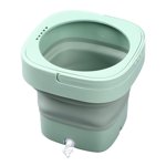 Mini Portable Bucket Washer, 8L Capacity Mini Foldable Washer Drainage System  for Apartment
