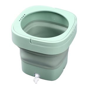 Mini La rondelle à seau portable, 8L Capacité Mini Système de drainage de laveuse pliable pour appartement