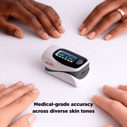 MOBI Digital Fingertip Pulse Oximeter - Heart Rate & Oxygen Level Monitor with OLED Color Display-Analog Model