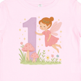 thumbnail image 4 of Inktastic 1st Birthday Fairy with Mushrooms and Flowers Boys or Girls Baby T-Shirt, 4 of 5