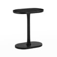 thumbnail image 3 of Crawford Solid Mango Wood C Shape End Table 22 Inch Black, 3 of 9