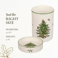 thumbnail image 7 of Spode Christmas Tree Wine Chiller & Coaster Set, Dishwasher, Microwave & Freezer Safe - Stoneware Wine Cooler with Festive Coaster - Hostess Gift for Holiday Entertaining, 7 of 7