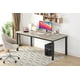 thumbnail image 5 of Mesa de Comedor Industrial para 6-8 Personas, Mesa de Madera de 71" con Estructura Metálica, Acabado Rústico, 5 of 6