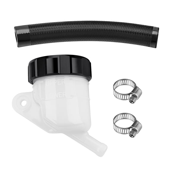 M MATI Rear Brake Master Cylinder Oil Cup & Hose for Honda Gold Wing 1200 GL1200 1984-1987 43511-MA6-006 43512-MG9-000