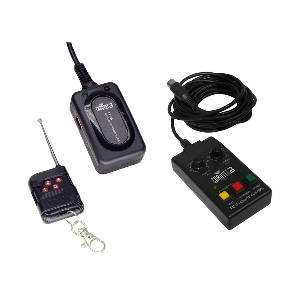 CHAUVET FCW Wireles Fog Remote + FCT Wired Fog Machine Timer H900