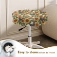 thumbnail image 4 of Psesaysky Polyester Round Stool Cushion Covers with Sunflower Rooster, 2 Pack Waterproof Covers for Bistro and Kitchen Use, 4 of 6