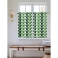 thumbnail image 2 of St. Patrick's Day Living Room Curtains 2 Panel, Green Shamrock Irish Lucky Leaves Cafe Window Treatment, Farmhouse Bedroom Bathroom Kitchen Curtains Drapes 104"x45", 2 of 6