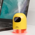 thumbnail image 1 of Mini difusor de aceite aromático humidificador de niebla fría hasta 8 tiempo de tiempo de tiempo de 2 modos de niebla 7 LED de lámpara con apagado automático par Amarillo perfecl Humidificador portátil, 1 of 8