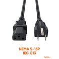 thumbnail image 1 of CableReation [Paquete de 2] Cable de alimentación universal de 1 pie y, 1 of 2