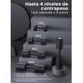 thumbnail image 4 of Juego de 2 Mancuernas Ajustables, Juego de Aancuernas de Peso Libre 4 en 1 para Mujer, Cada Una de 1 kg, 2 kg, 3 kg, 4 kg con Mango de Goma Suave ABS para Perfecto para Hacer Ejercicio en Casa, 4 of 7