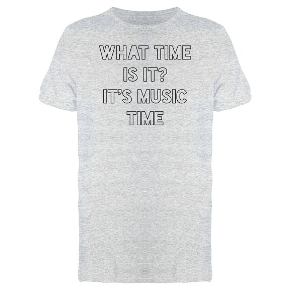 "It's music time" Men's Athletic Heather T-shirt