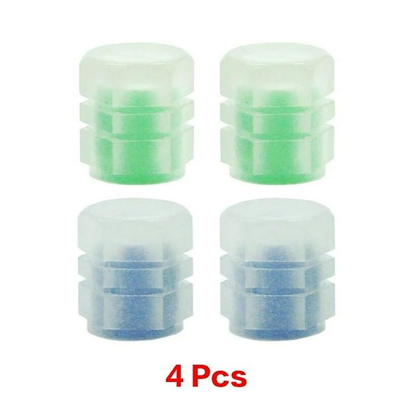 Universal Luminous Tire Valve Cap Car Wheel Hub Glowing Dust-proof Decorative Tyre Rim Stem Covers Applicable Motorcycle Bike-motor Vehicle Wheel Part
