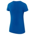 thumbnail image 3 of Women's G-III 4Her by Carl Banks Blue Detroit Pistons Super-Slim Fit Lightweight Team Logo T-Shirt, 3 of 3