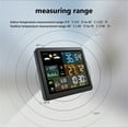 thumbnail image 6 of Skegnu Digital Alarm Clock Color Screen Weather Clock Electronic Clock Indoor And Outdoor Temperature And Humidity Meter RF Wireless Weather Alarm Clock for Heavy Sleepers, 6 of 9