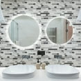 thumbnail image 2 of 10Pcs Peel and Stick Backsplash Thicker Design,12''x12'' Self-Adhesive Wall Tiles for Kitchen,Bathroom in Carrara Grey, 2 of 10