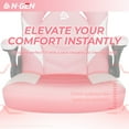 thumbnail image 7 of N-GEN Gaming Chair, Ergonomic Leather Computer Desk Chair, Adjustable Swivel Task Chair with Flip-Up Armrest for Adults, Pink, 7 of 7