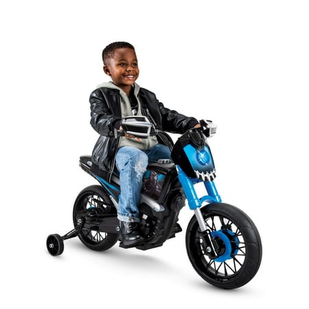 Marvel Black Panther 6V Battery-Powered Motorcycle Ride-On Toy by