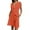 Orange, variant on RMGVDSD Women Summer 2 Piece Outfits V Neck Sleeveless Button Down Vest Shorts Set Business Work Suit Sets Women Beach 2 Piece Outfits