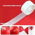 thumbnail image 3 of 4 Rolls Glue Point Balloon Glue Removable Adhesive Dots Double Sided Dots of Glue Tape for Balloons, 3 of 5