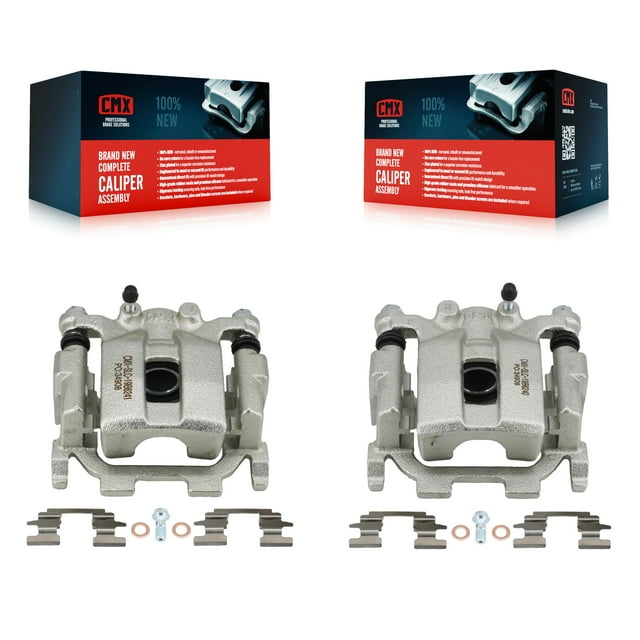 CMX Rear Disc Brake Caliper Assembly Left Right Side (Driver Passenger) Kit for Car 2009-2014 2016-2018 Nissan Maxima KBC-100380