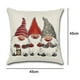 thumbnail image 5 of 4 Uds. Fundas de almohada decorativas navideñas de 45x45cm, fundas de almohada para sofá, funda de cojín cuadrada de lino y algodón para sofá, cama y coche, 5 of 5