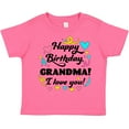 thumbnail image 3 of Inktastic Happy Birthday, Grandma I Love You Boys or Girls Toddler T-Shirt, 3 of 5
