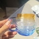 thumbnail image 2 of Wosthever Tazas de café con asa, hechas a mano con vidrio marino y forma de ola. Multifuncionales y aptas para bebidas frías y calientes. Mostrada, 2 of 6