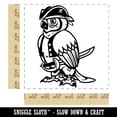 thumbnail image 2 of Pirate Parrot with Sword Square Rubber Stamp Stamping Scrapbooking Crafting - Medium 1.75in, 2 of 7