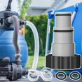 thumbnail image 4 of Swimming Pool Hose Adapter A, Swimming Pool Hose Adapter, 38mm and 32mm Diameter, A-Adapter for Swimming Pool, Hose Adapter for Pumps Hose Connector with (2 Pieces), 4 of 5