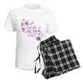 thumbnail image 4 of CafePress - Best Mom Ever 3 Women's Light Pajamas - Women's Short Sleeve Print T-Shirt and Pants Light Cotton Pajama Set, 4 of 7