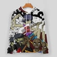 thumbnail image 5 of Gorillaz Sweatshirt & Sweatpants Tracksuit Sets Printed Casual Pullover Hoodie & Pants Set XS, 5 of 9