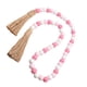 thumbnail image 4 of Guirnalda de cuentas de madera para San Valentín, guirnalda rústica navideña, decoración, guirnalda de cuentas colgantes, 4 of 8