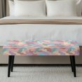 thumbnail image 5 of CHAQLIN Elastic Bench Seat Cover for Home Living Room, Poly Spandex Anti Dust Long Bench Cover with Wear Resistant, 5 of 9