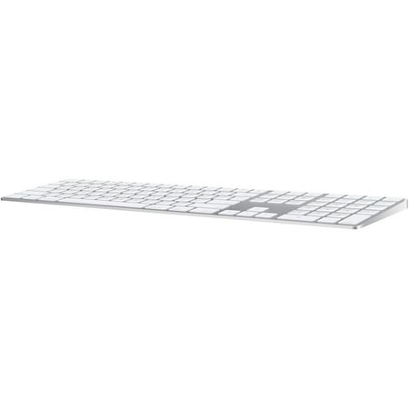 Apple - Magic Keyboard full size with Numeric Keypad (Lightning Port) - Silver/White