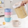 thumbnail image 2 of Fmxomd 5 Pack Wheat Straw Unbreakable Tableware Kettle Cups Set, with 4 Multicolor Cups for Kids Children Adult, Dishwasher Coffee Mug for Water, Tea, Milks, Juice, 2 of 8