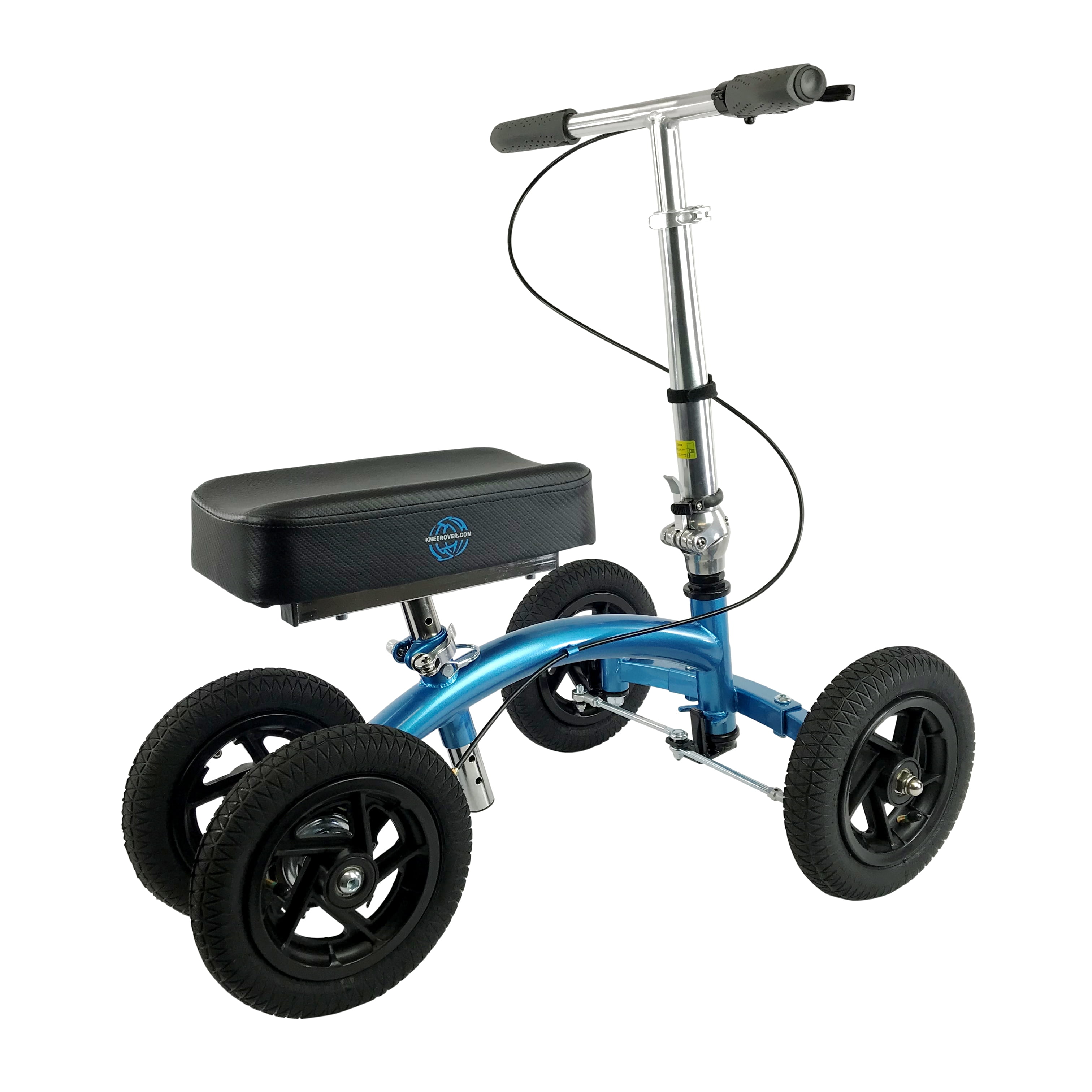 KneeRover Quad Jr All Terrain Knee Walker In Metallic Blue Walmart
