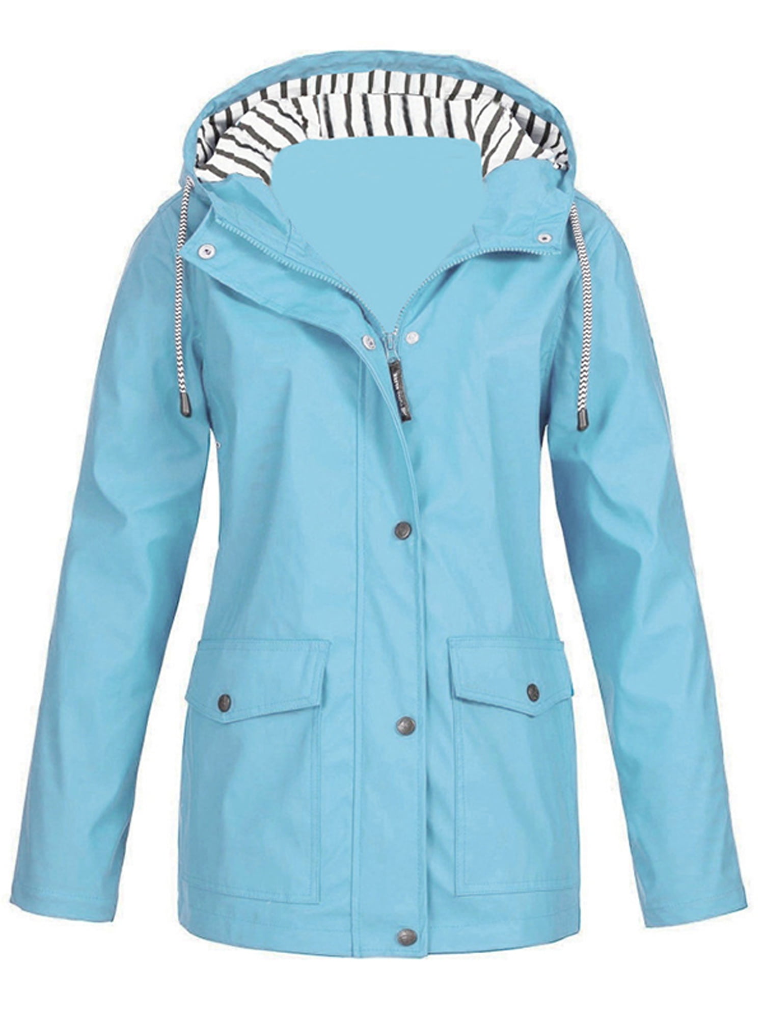plus size rain jacket walmart