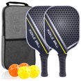 thumbnail image 3 of Pickleball Paddles Set-Graphite Carbon Fiber Usapa Approved Lightweight Racquets Set Indoor and Outdoor Exercise For All Ages D, 3 of 6