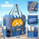thumbnail image 4 of Bolsa de playa ZHAOCHENG Malla Grande Azul Plegable, 4 of 5