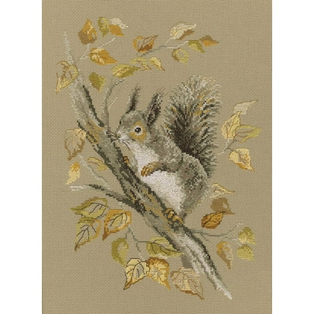UPC: 4743348403473 | Autumn Story M577 Counted Cross Stitch Kit
