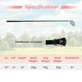 thumbnail image 3 of Gymax Driver Golf Club for Women 460CC 12° Individual Golf Driver w/ Graphite Shaft, 3 of 9